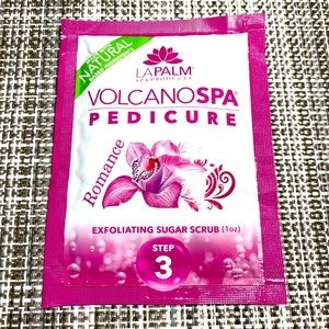 La Palm VOLCANOSPA Romance Pedicure Exfoliating Sugar Scrub 1 oz ❤️